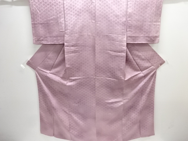 JAPANESE KIMONO / IROMUJI / WOVEN KIKU & SEIGAIHA